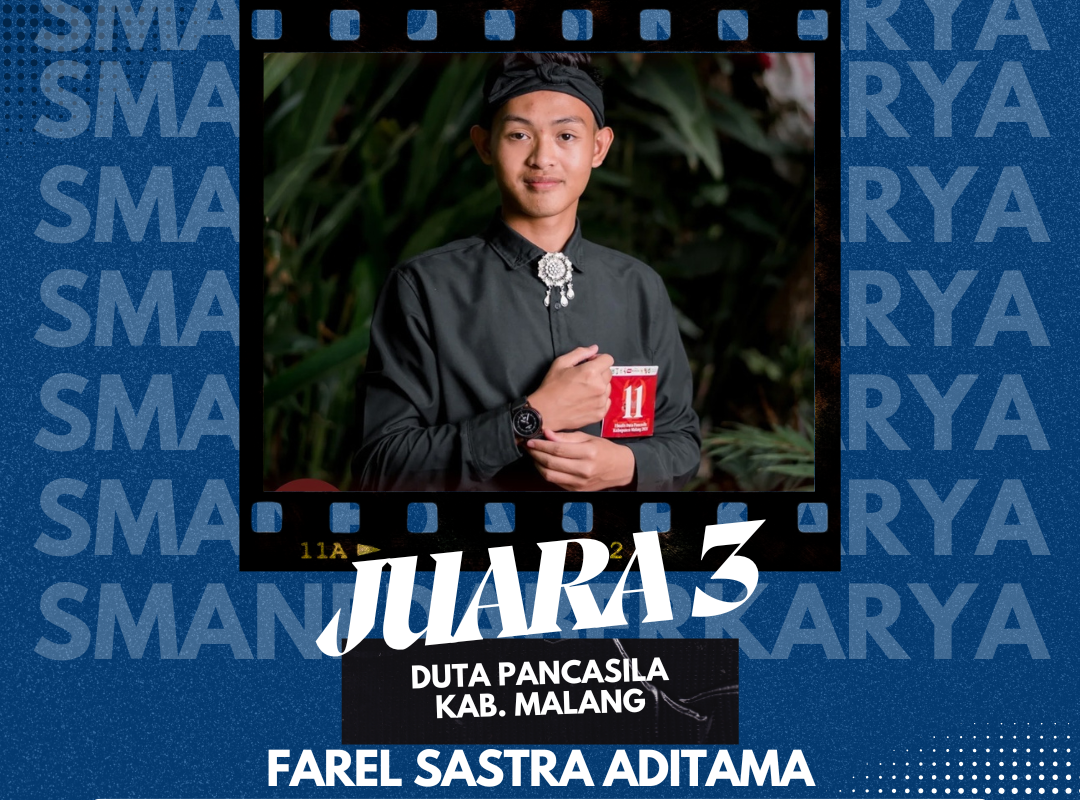 SMAN 1 DAMPIT RAIH PRESTASI, FAREL SASTRA JUARA 3 DUTA PANCASILA 2024