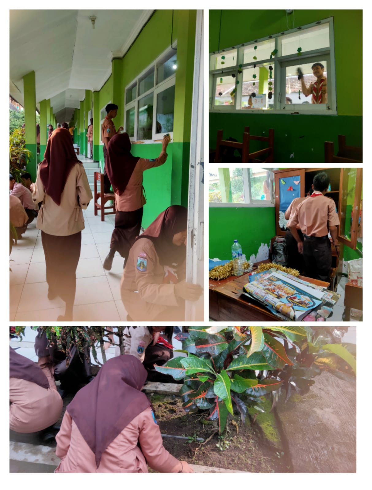 SMAN 1 Dampit Laksanakan Jumat Bersih Tindak Lanjuti Instruksi Dinas Pendidikan