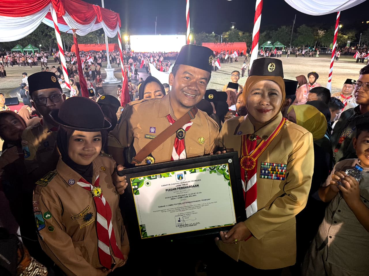 Bersama Gubernur Jatim Ibu Khofifah Indar Parawansa